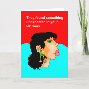 lab work surprise card