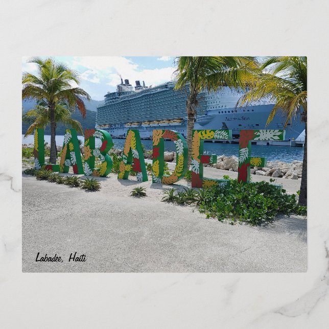 Labadee, Haiti Postcard (Front)