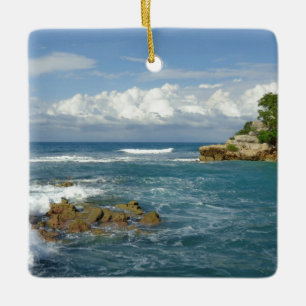 Labadie Seascape Custom Dated Ceramic Ornament