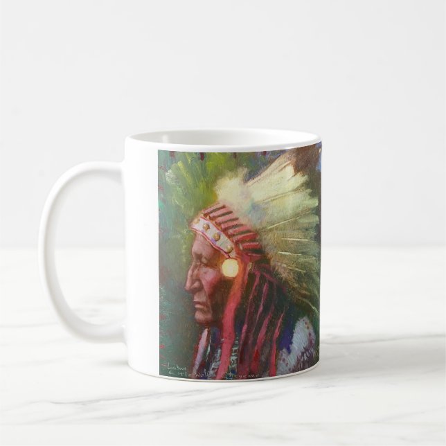 Laban Little Wolf Coffee Mug (Left)