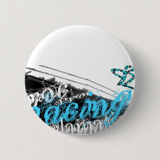 labannerpin 6 cm round badge