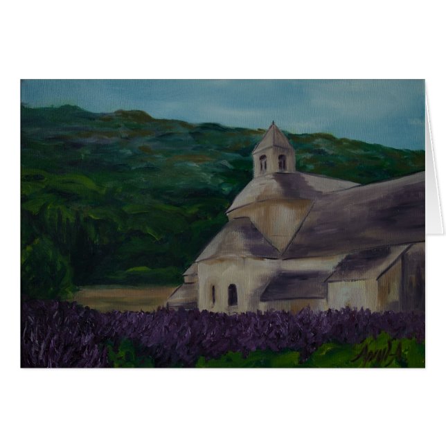 l'abbaye de Sénanque en l'été (Front Horizontal)