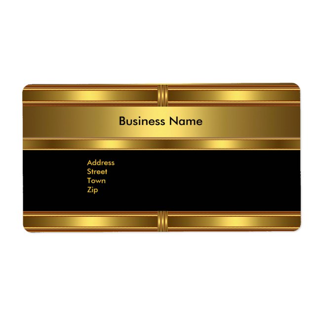 Label Business Labels Stickers large Size (Front)