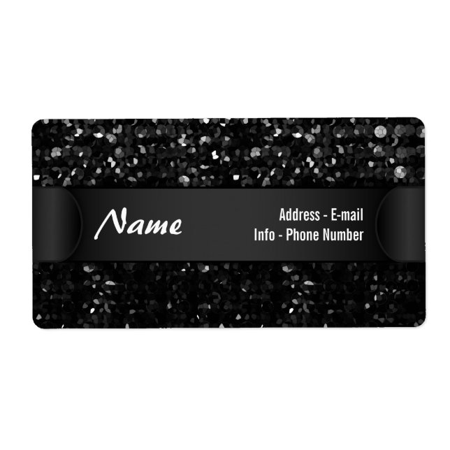 Label Crystal Bling Strass (Front)