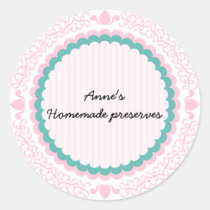 Label for homemade preserves