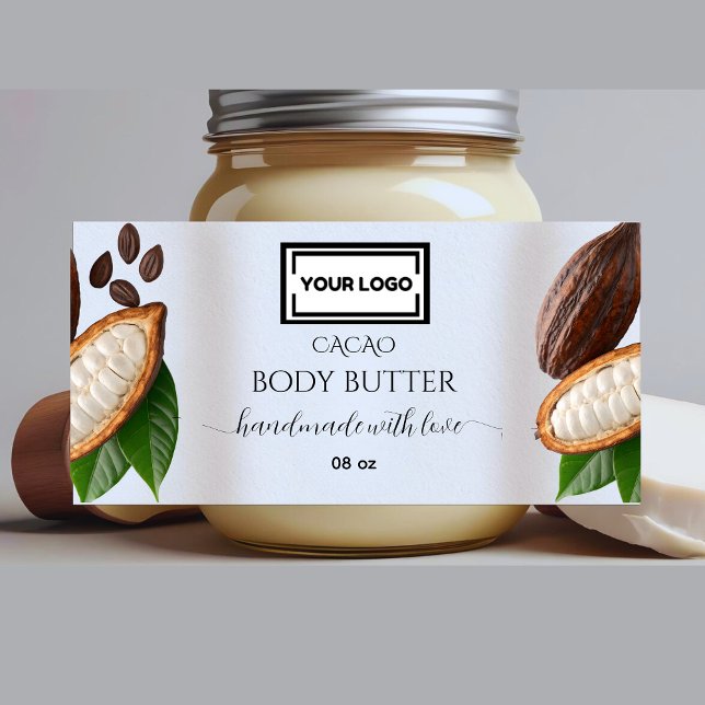 Label homemade cacao body butter (Creator Uploaded)