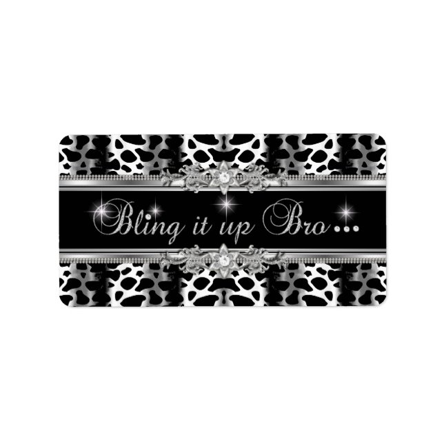 Label Lisa Bling Medium (Front)