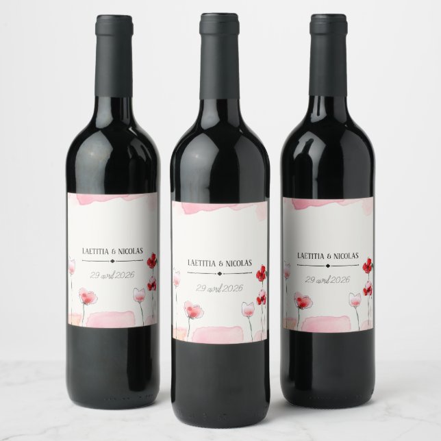 Label "Poppy" (Bottles)