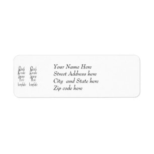 Label Return Address Label