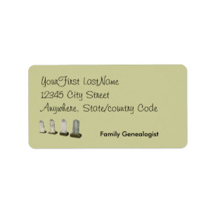Label - return - headstones