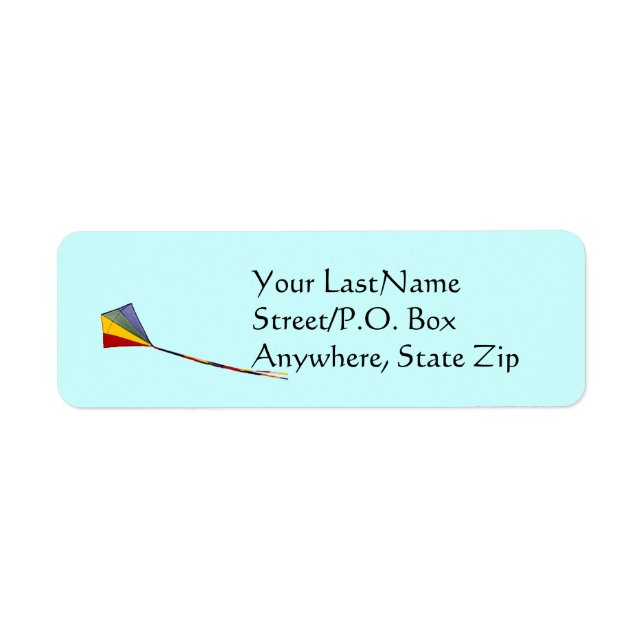 Label - return - Kite Return Address Label (Front)