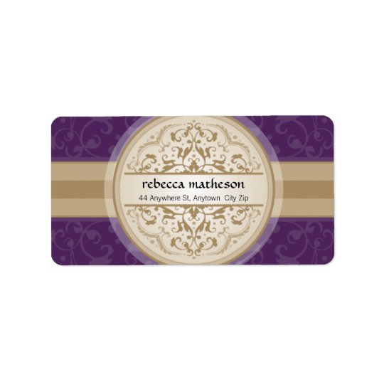 LABEL SEALS :: mandala 2L Address Label