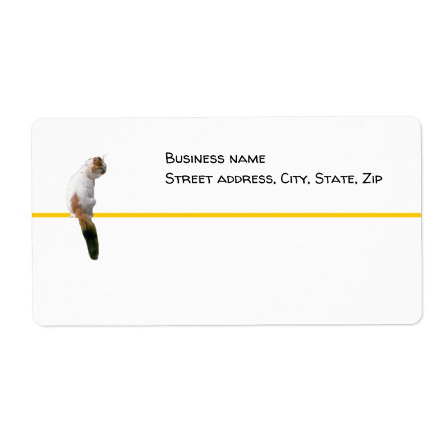 Label - shipping - Watch Cat (Front)