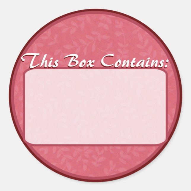 Label Stickers (Front)