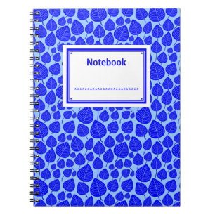 Labelled - Shades of Blue Notebook