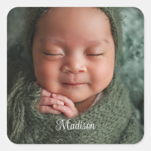 Labelling Baby/Newborn/Child  Square Sticker