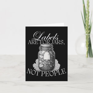 Labels Are For Jars  Card