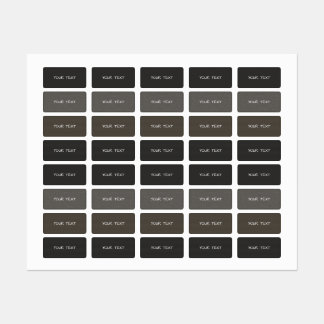 Labels - black modern background