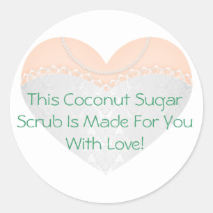 Labels for Bridal Shower Favours Sugar Scrubs