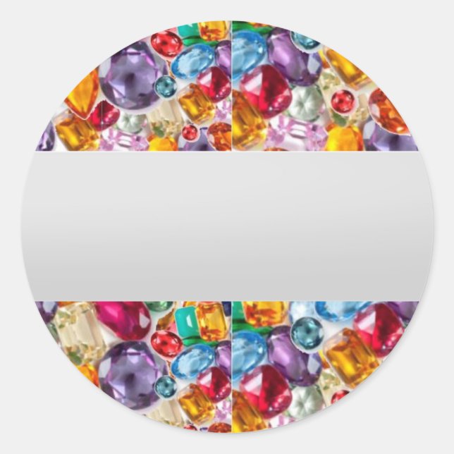 Labels GEMS Jewels Print TEXT  or Handwrite (Front)