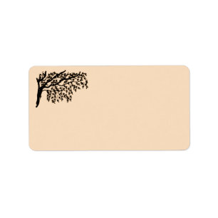 Labels - Weeping Branches (brown)