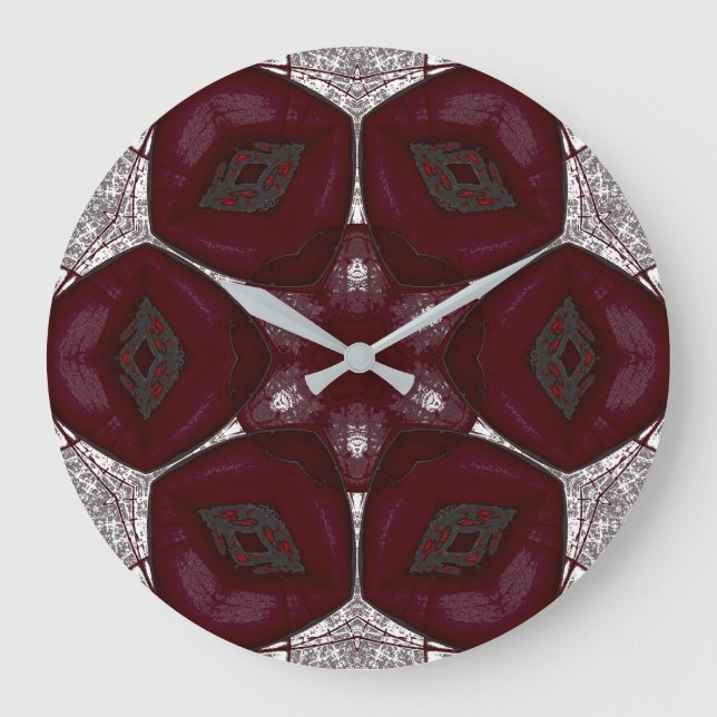 Labia Fluer Prem Mandal Large Clock (Front)