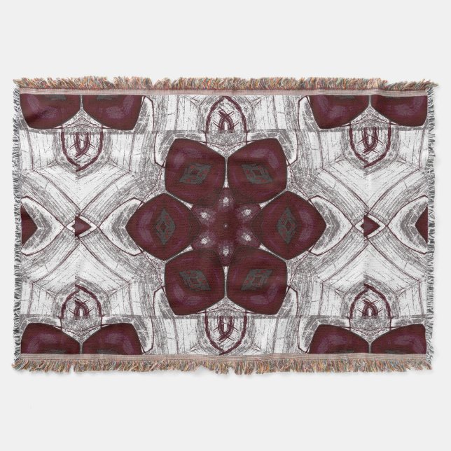 Labia Fluer Prem Mandal Throw Blanket (Front)