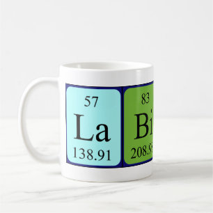 Labinot periodic table name mug