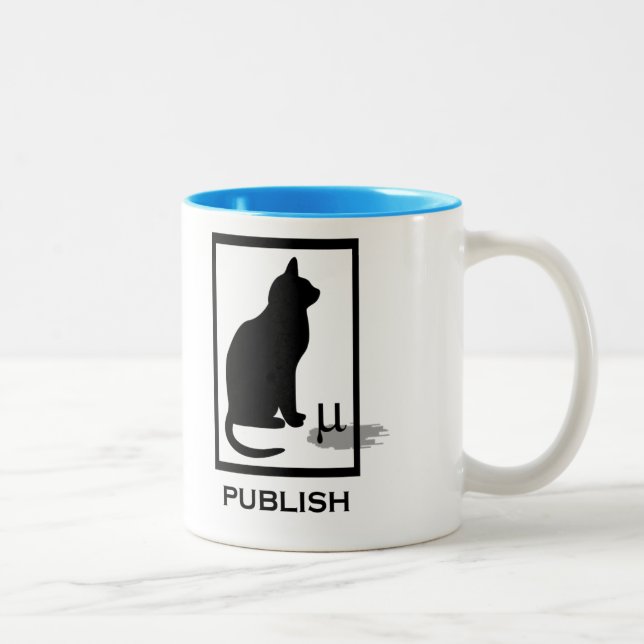 LabKitty Publish Two-Tone Coffee Mug (Right)