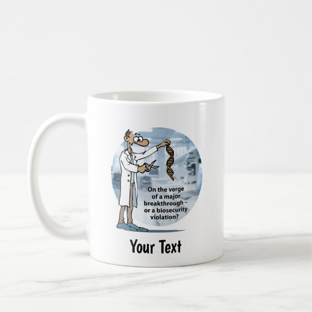 Lablife Cutting Edge Biology Coffee Mug (Left)