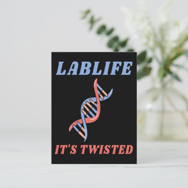 LABLIFE IT'S TWISTED - TWISTED DNA POSTCARD (Standing Front)