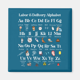 Labor And Delivery Alphabet Nurse New Nurse Gradua Magnet