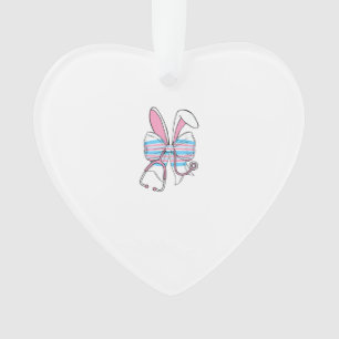 Labor And Delivery Nurse Easter Bunny Ears Baby Bl Ornament