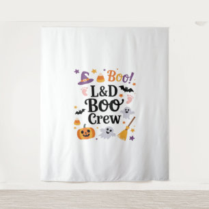 Labor and Delivery Nurse Halloween Pumpkin Ghost A Tapestry