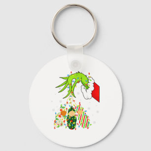 Labor And Delivery Nurse Merry Christmas Xmas Ligh Key Ring