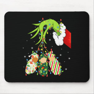 Labor And Delivery Nurse Merry Christmas Xmas Ligh Mouse Pad