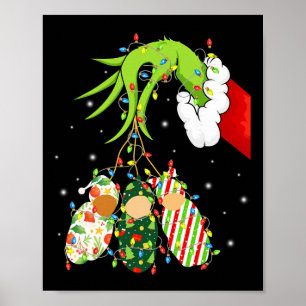 Labor And Delivery Nurse Merry Christmas Xmas Ligh Poster
