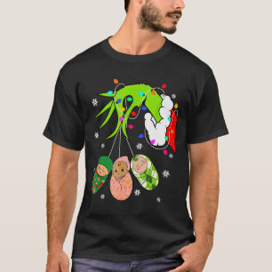 Labor And Delivery Nurse Merry Christmas Xmas Ligh T-Shirt