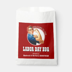 LABOR DAY BBQ Rosie Riveter Favour Bag