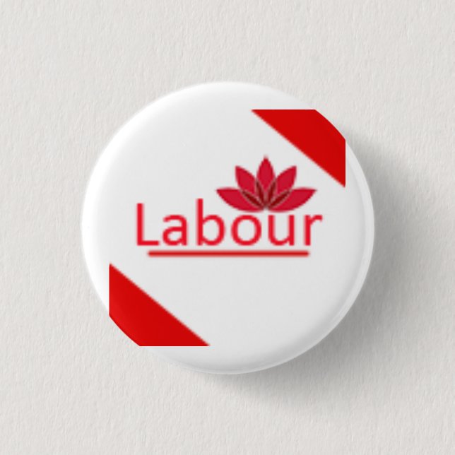 Labor Party Logo 3 Cm Round Badge (Front)