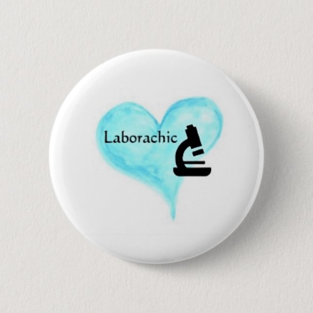Laborachic Lab Chic 6 Cm Round Badge (Front)
