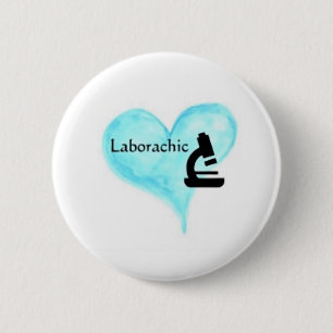 Laborachic Lab Chic 6 Cm Round Badge