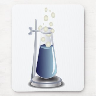 Laboratory flask mouse pad