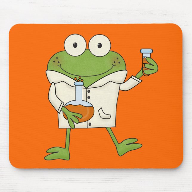 Laboratory Frog Mouse Pad (Front)
