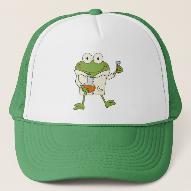 Laboratory Frog Trucker Hat (Front)