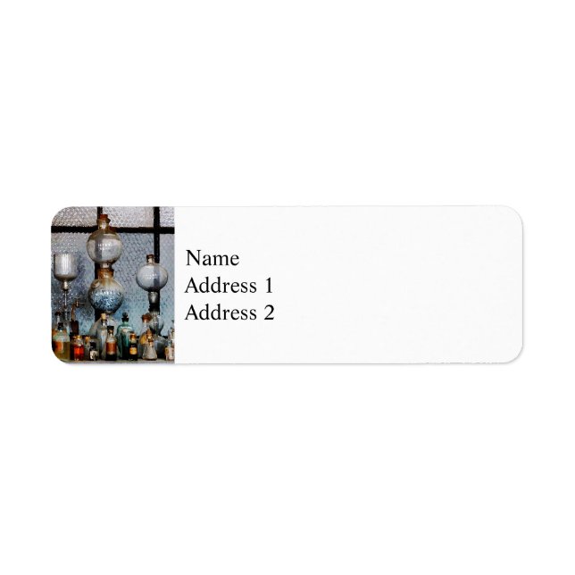 Laboratory Glassware Return Address Label (Front)