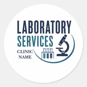 Laboratory Services Medical Classic Round Sticker