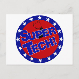 LABORATORY SUPER TECH! POSTCARD