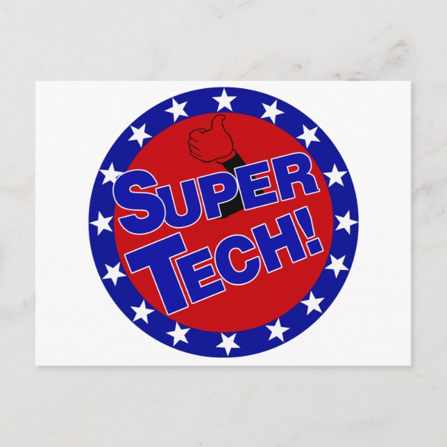 LABORATORY SUPER TECH! POSTCARD (Front)