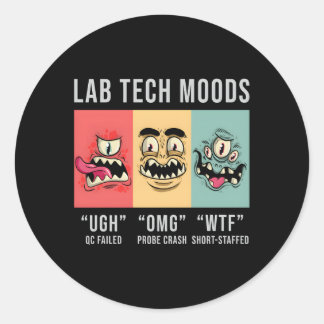 Laboratory Technician Medical Technologist Lab Tec Classic Round Sticker